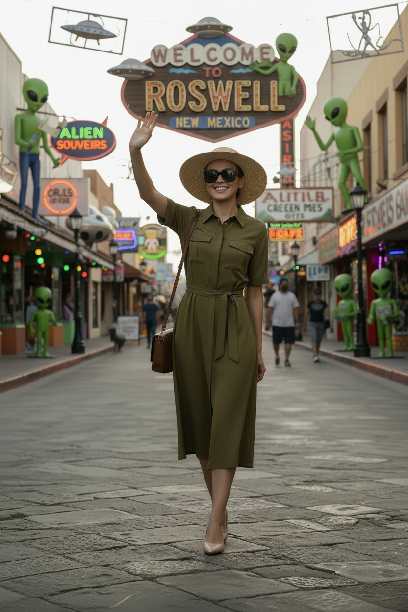 Abito Vintage in Pura Seta