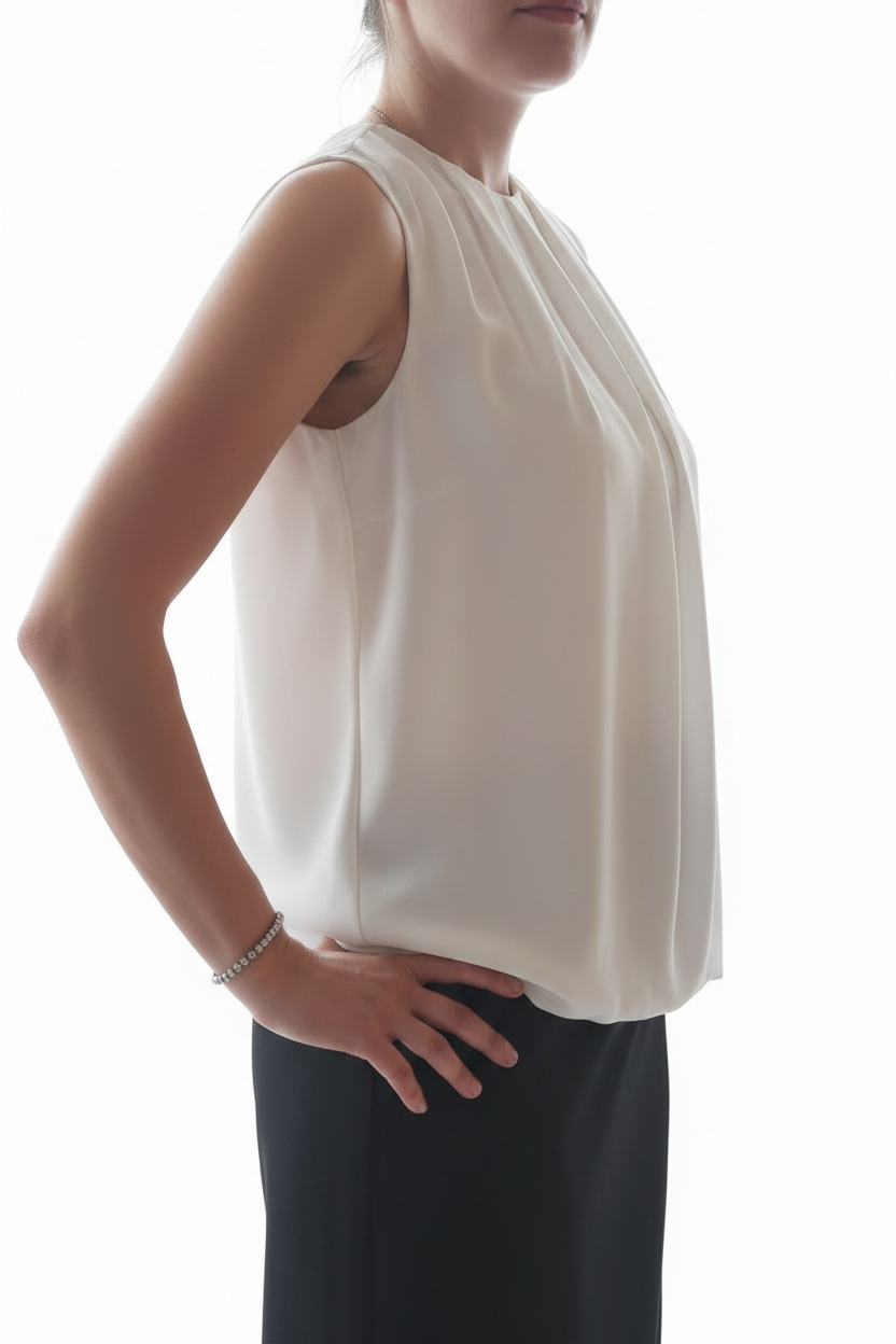 Blusa a Crepe di Seta