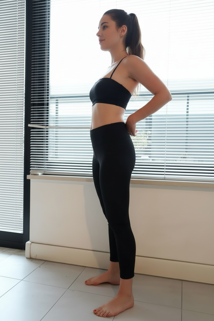Leggings nero Con Top in Cotone Organico