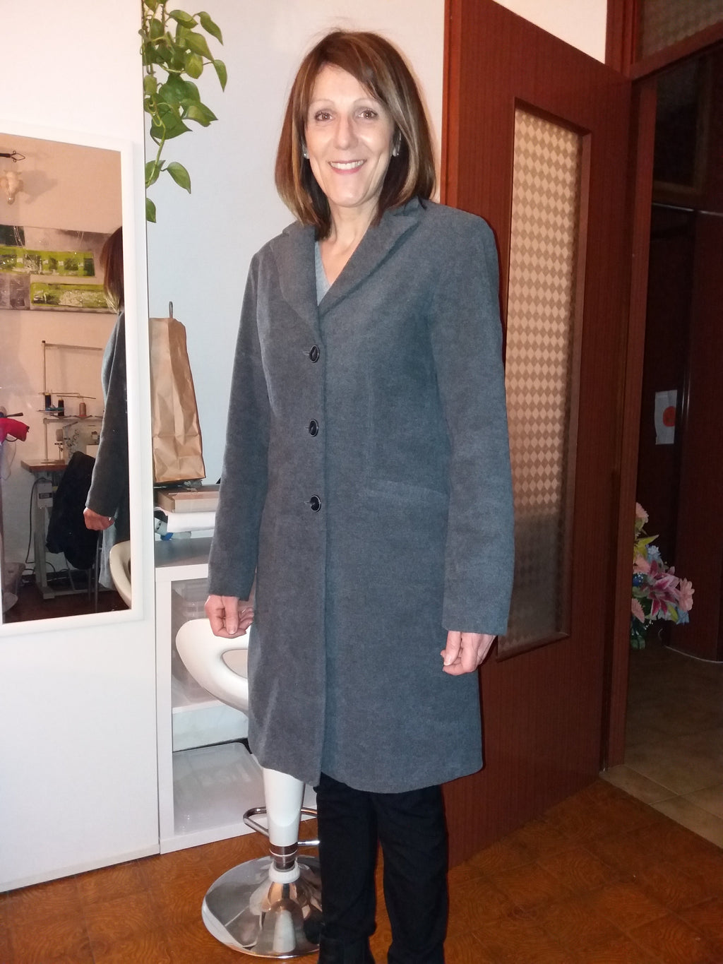 Cappotto Donna in Lana Creato a Mano