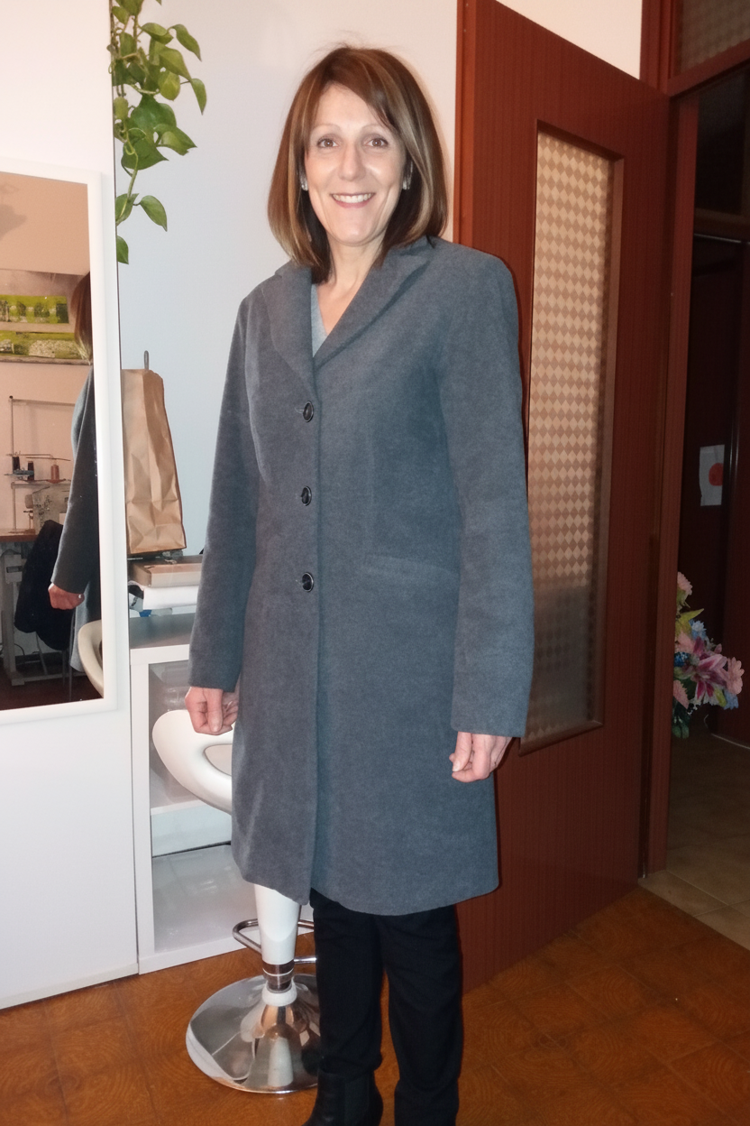 Cappotto Donna in Lana Creato a Mano