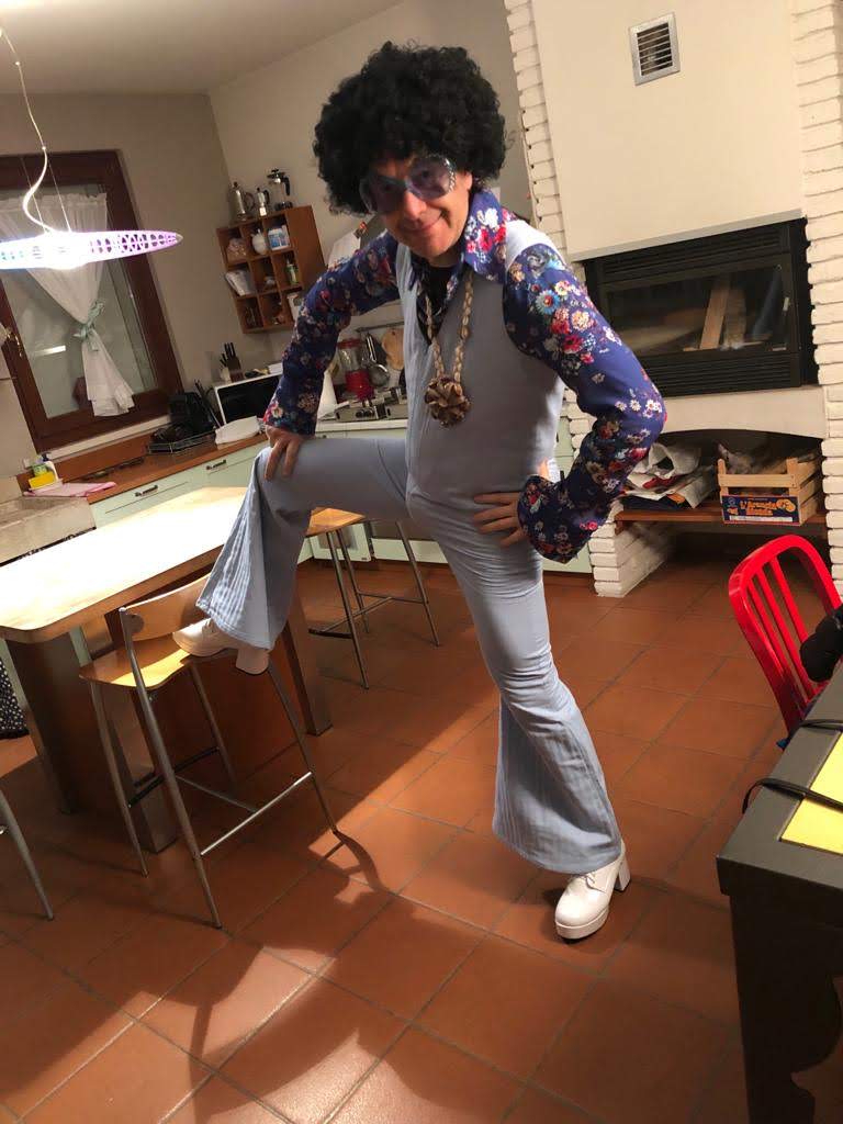 Tuta Uomo Vintage con Camicia Floreale