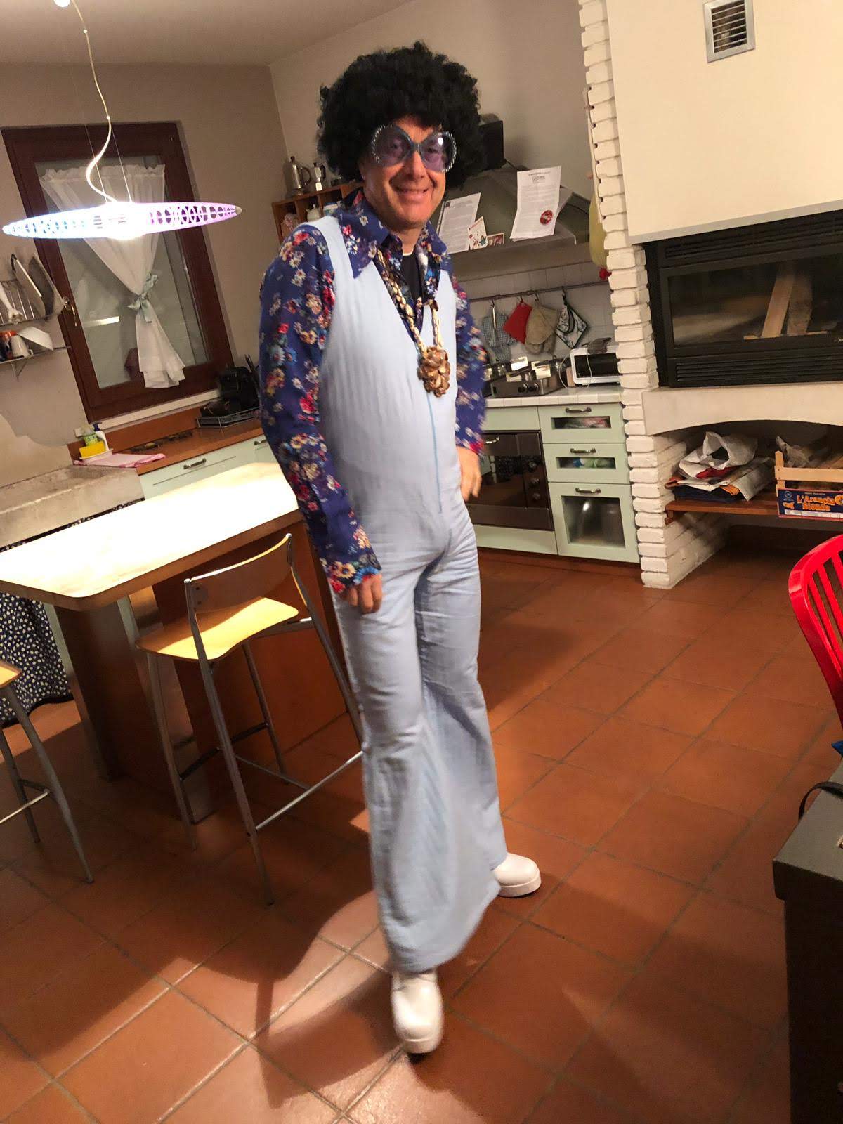 Tuta Uomo Vintage con Camicia Floreale