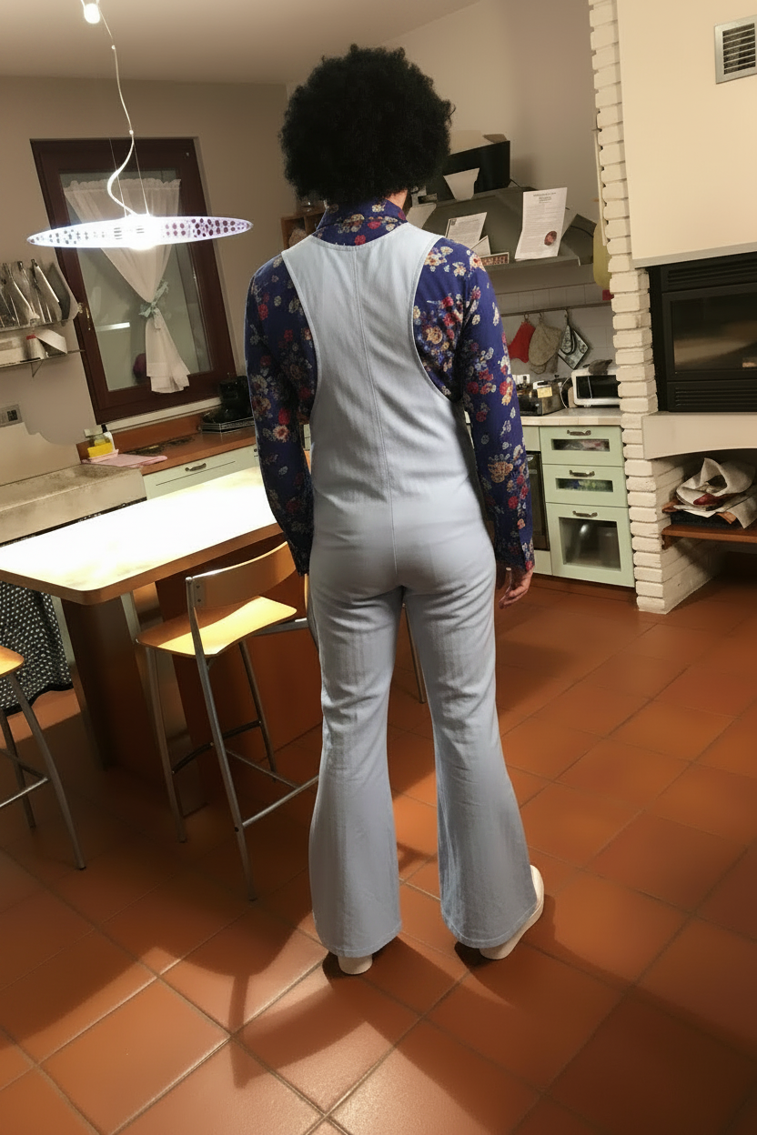 Salopette Overalls  Uomo Vintage Creato a Mano Stile Italiano