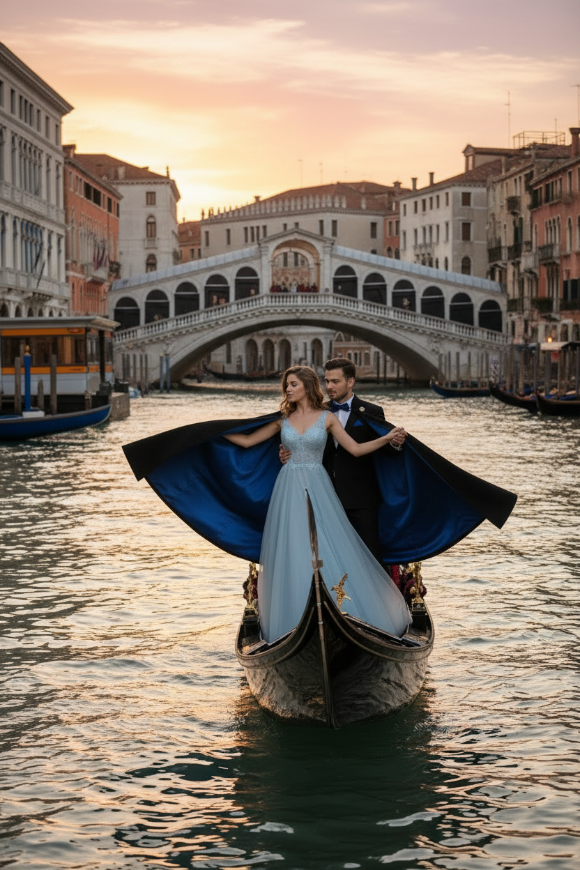 Tabarro Mantello Veneziano a ruota intera in Pura Lana