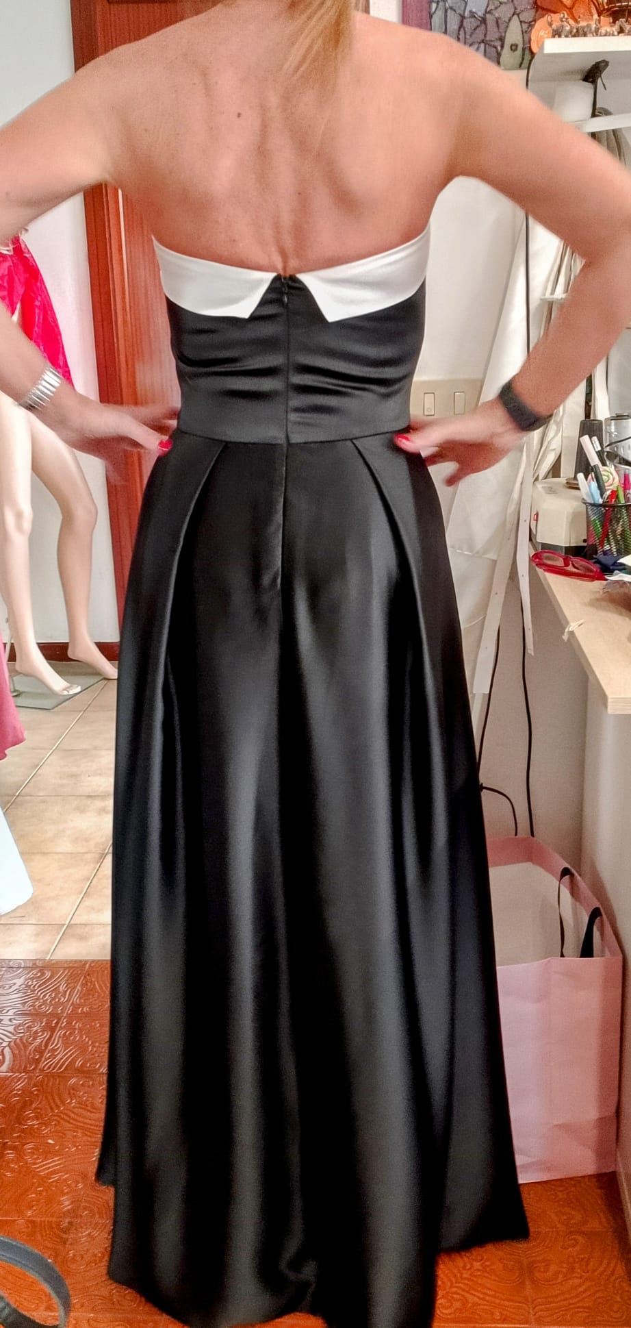 Vestito Serale da Cocktail in Pura Seta