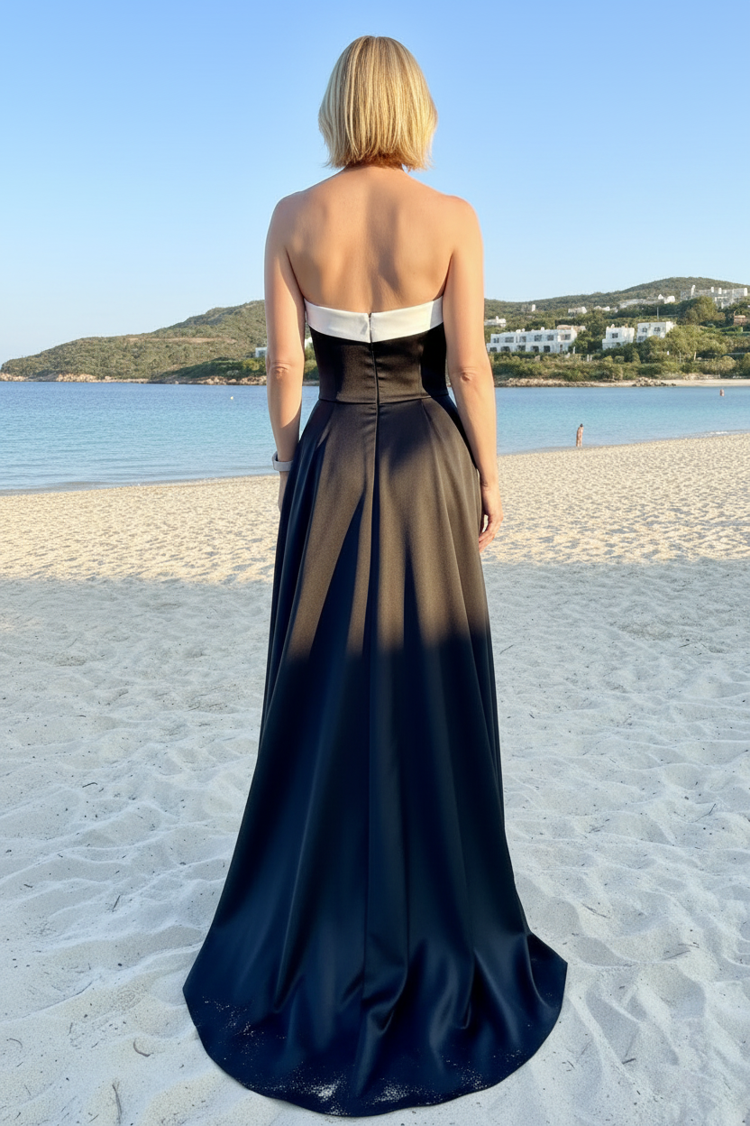 Vestito Serale da Cocktail in Pura Seta