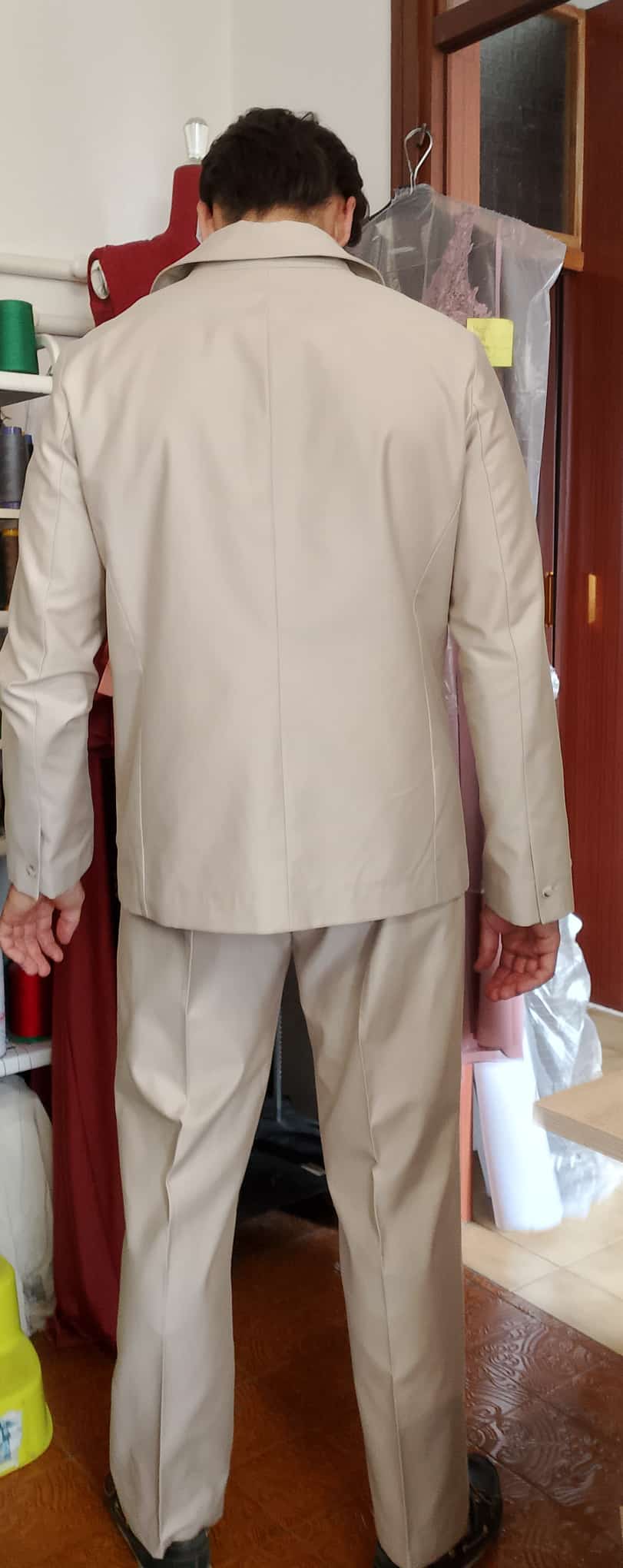 Giacca e Pantalone Uomo Raglan in Puro Cotone