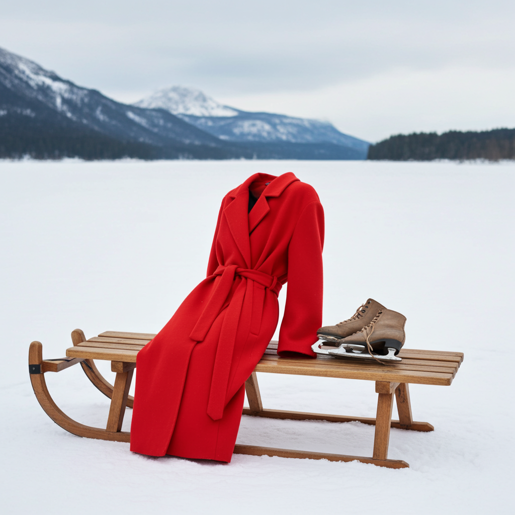 Cappotto Donna Rosso in Lana
