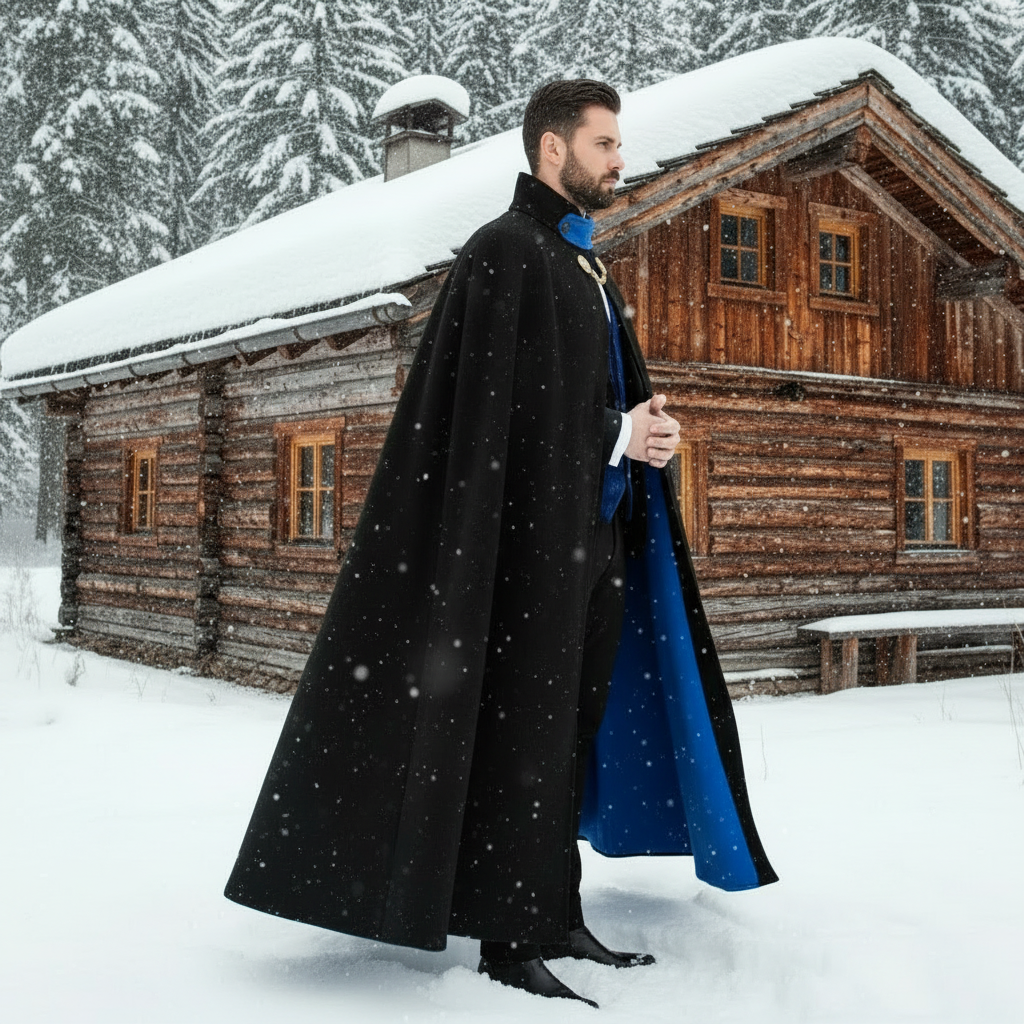 Tabarro Mantello in Lana Personalizzabile
