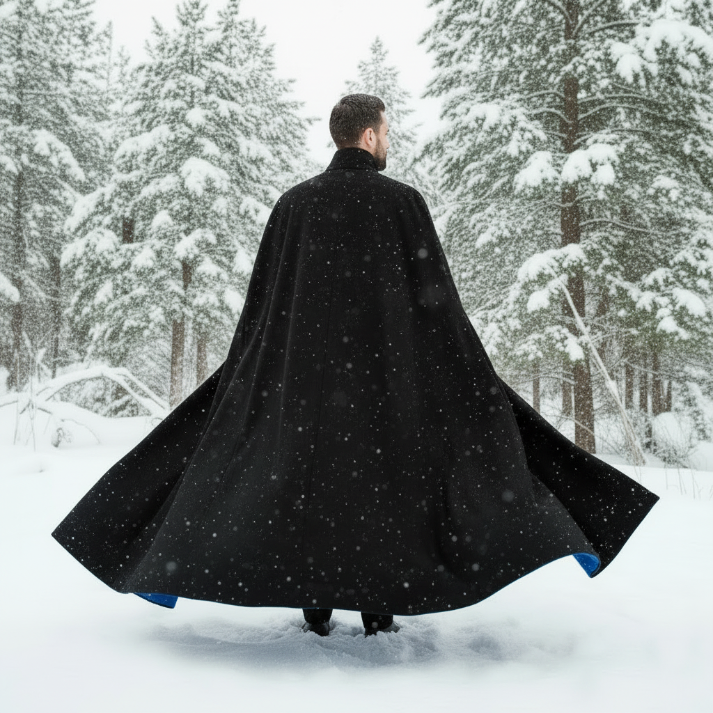 Tabarro Mantello in Lana Personalizzabile