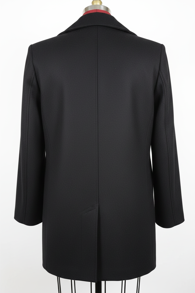 Cappotto a Doppio Petto Uomo in Lana