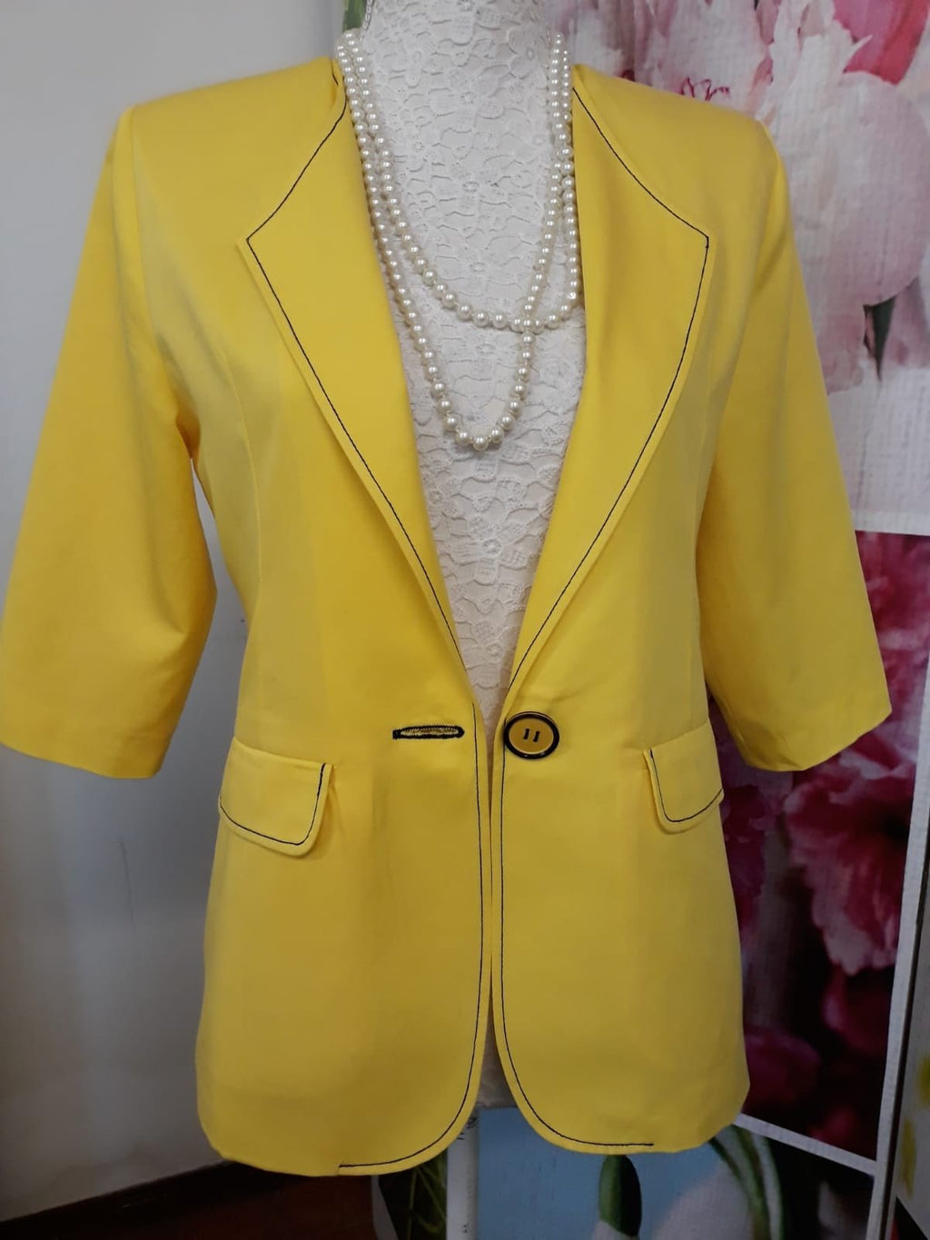 Giacca gialla donna
