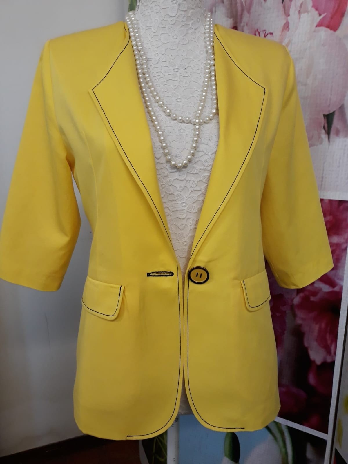 Giacca gialla donna