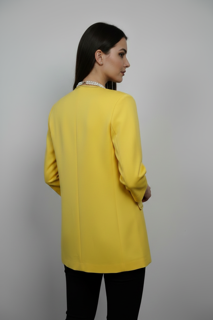 Giacca Gialla Donna in Cotone Organico