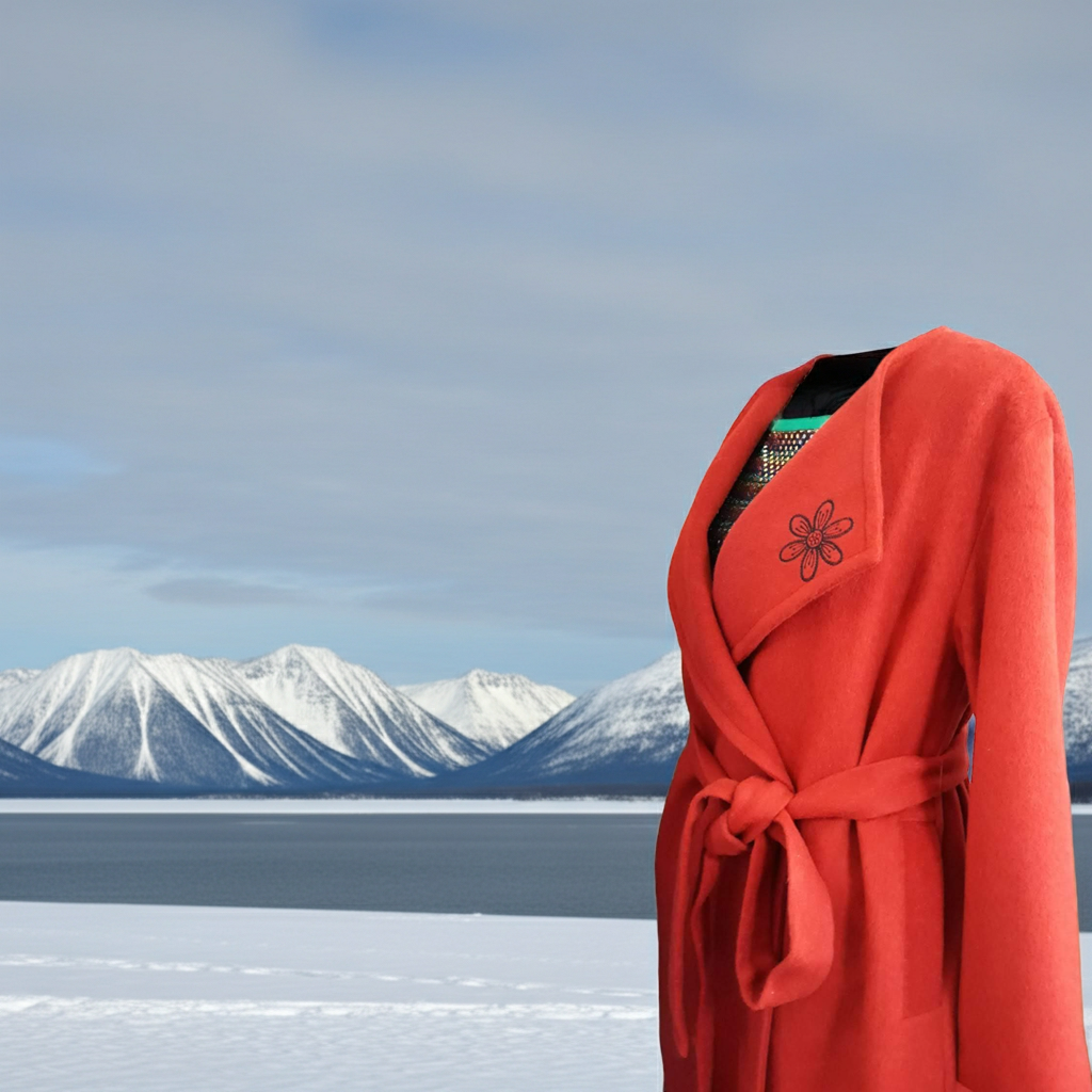 Cappotto Donna Rosso in Lana
