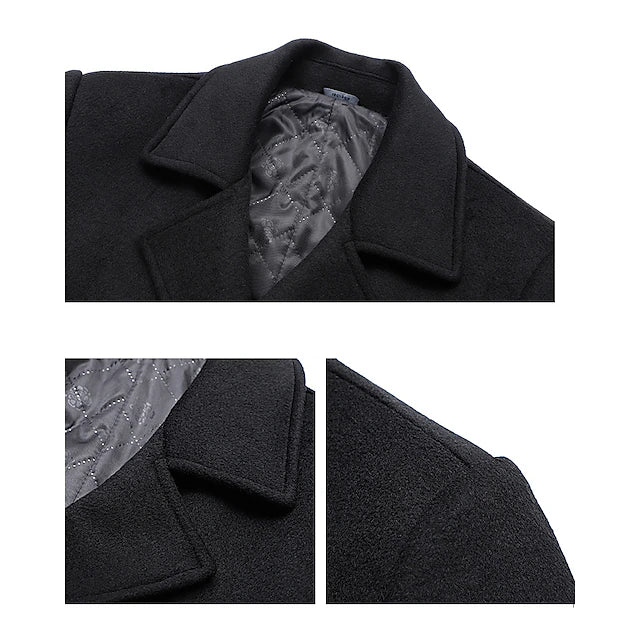 Cappotto Lungo Uomo Creato a Mano con Lana Veneziana