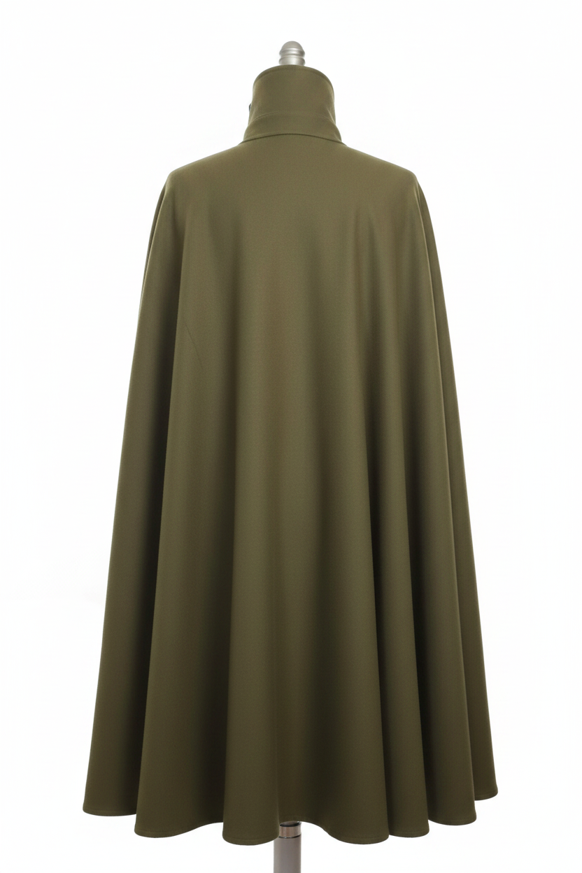 Cloak italy in Venice Wool Green