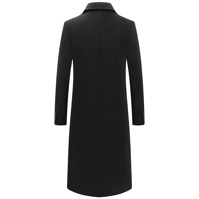 Cappotto Lungo Uomo Creato a Mano con Lana Veneziana