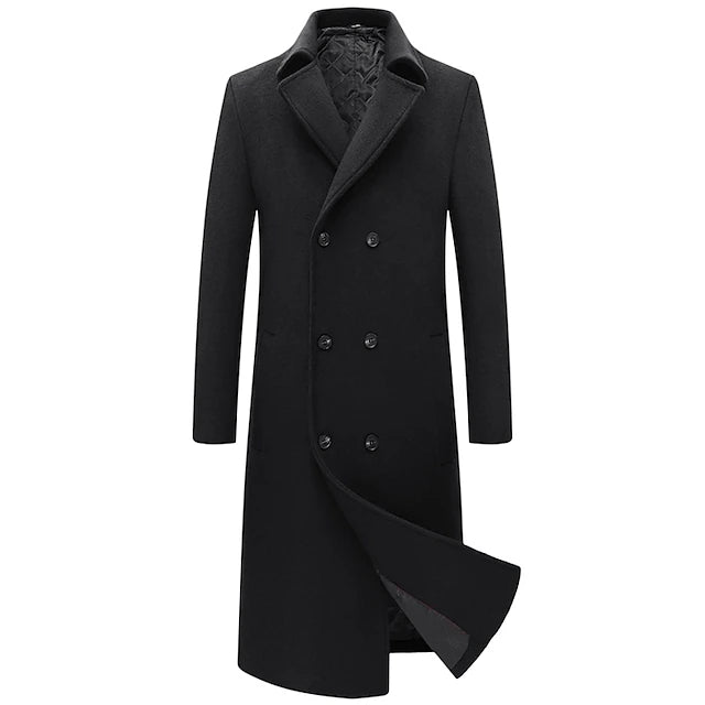 Cappotto Lungo Uomo Creato a Mano con Lana Veneziana