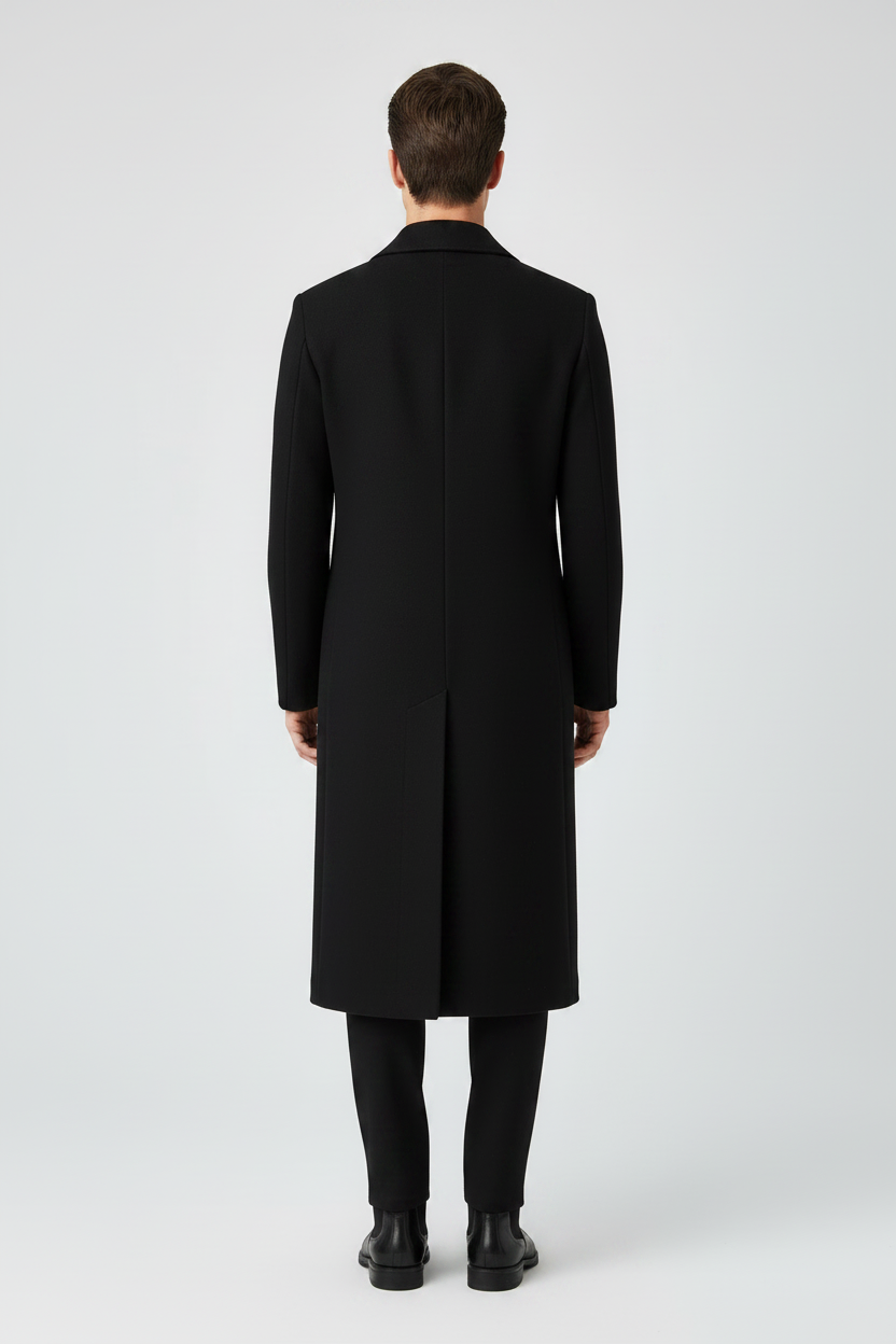 Cappotto Lungo Uomo Creato a Mano con Lana Veneziana