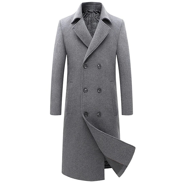 Cappotto Lungo Uomo Creato a Mano con Lana Veneziana