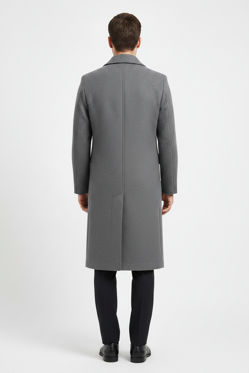 Cappotto Lungo Uomo Creato a Mano con Lana Veneziana
